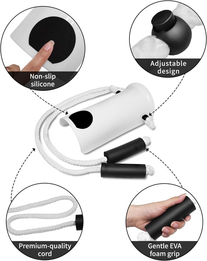 MarginZen Sock Aid Device for Seniors and Shoe Horn Kit - Sock Helper Easy On and Off, Sock Assistant Device No Bending, Adjustable Extended Long Shoe Horn Back Scratcher for Senior - Image 5